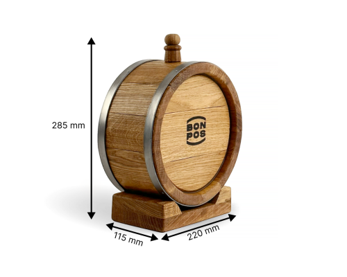 BonPos Flachmann 2L für Cognac 