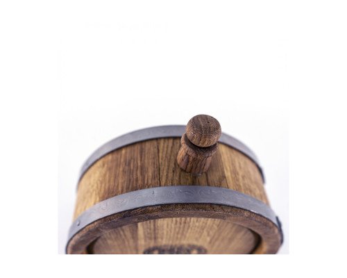 Flachmann 1L aus Eichenholz BonPos