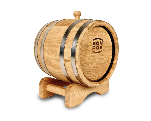 Eichenholzfass 3L für Getränke bonpos