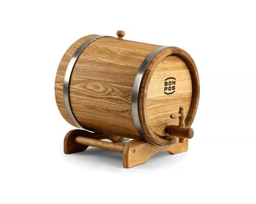 Eichenholzfass mit mitlerem Toasting 10L für Brandy bonpos