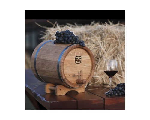 Eichenholzfass mit mitlerem Toasting 10L für Brandy bonpos