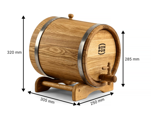 Fass ohne Toasting 10 L von Bonpos