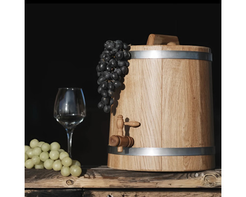 Vertikales Eichenfass 10L Bonpos