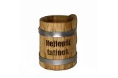 Holzbecher 0,5 L mit tschechischer Aufschrift - für den besten Vater