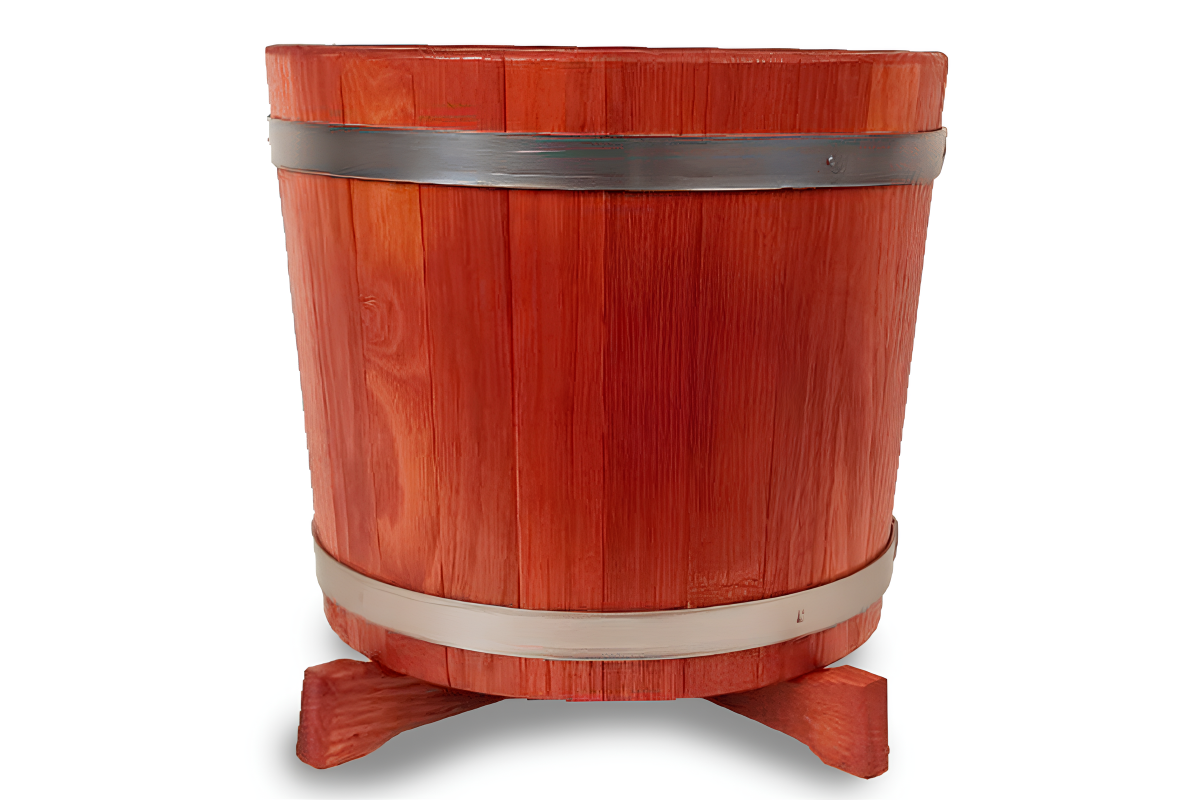 Blumentopf aus Akazienholz 10L