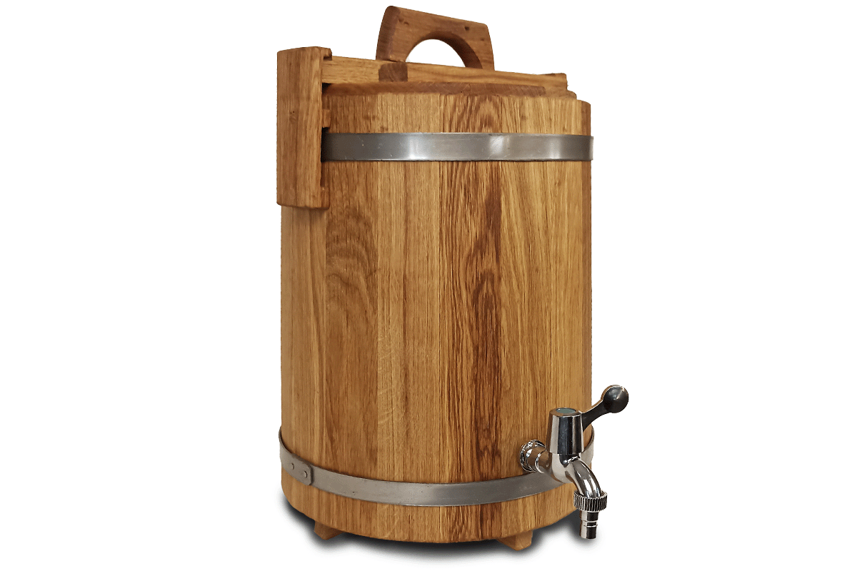Eichenfass 10 L mit Deckel – Stark Toasted